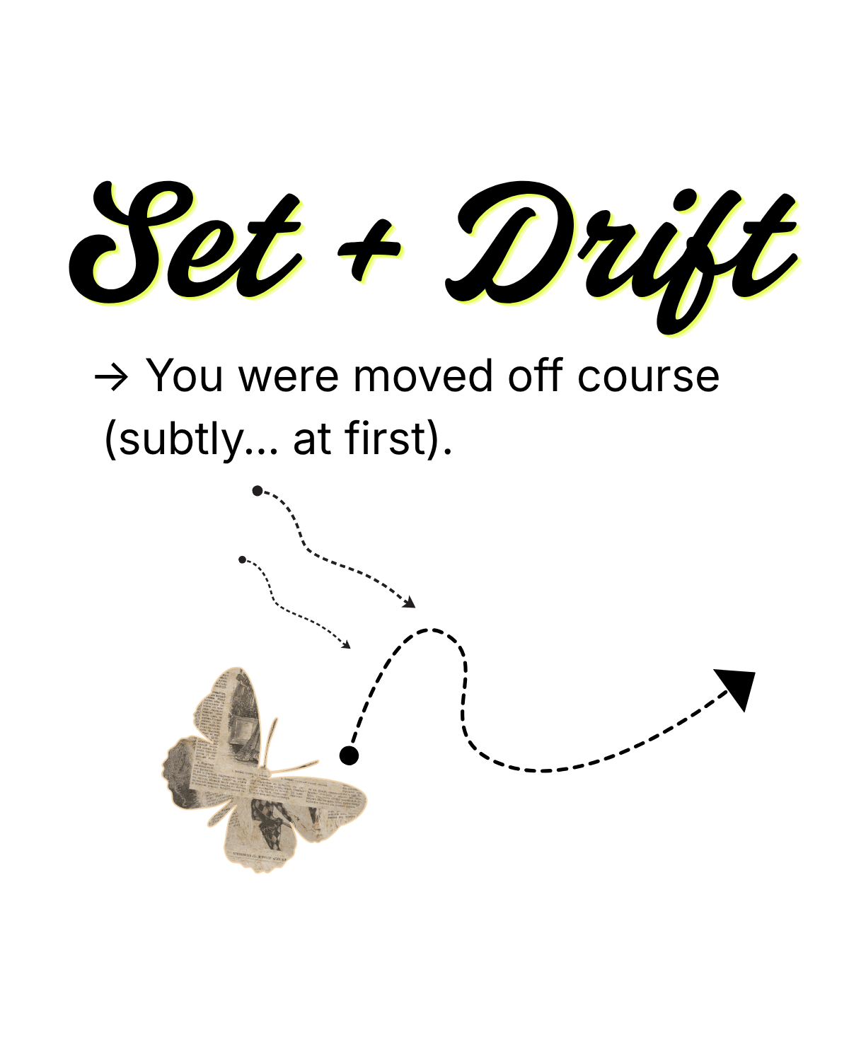 Set + Drift — Things started moving off course.