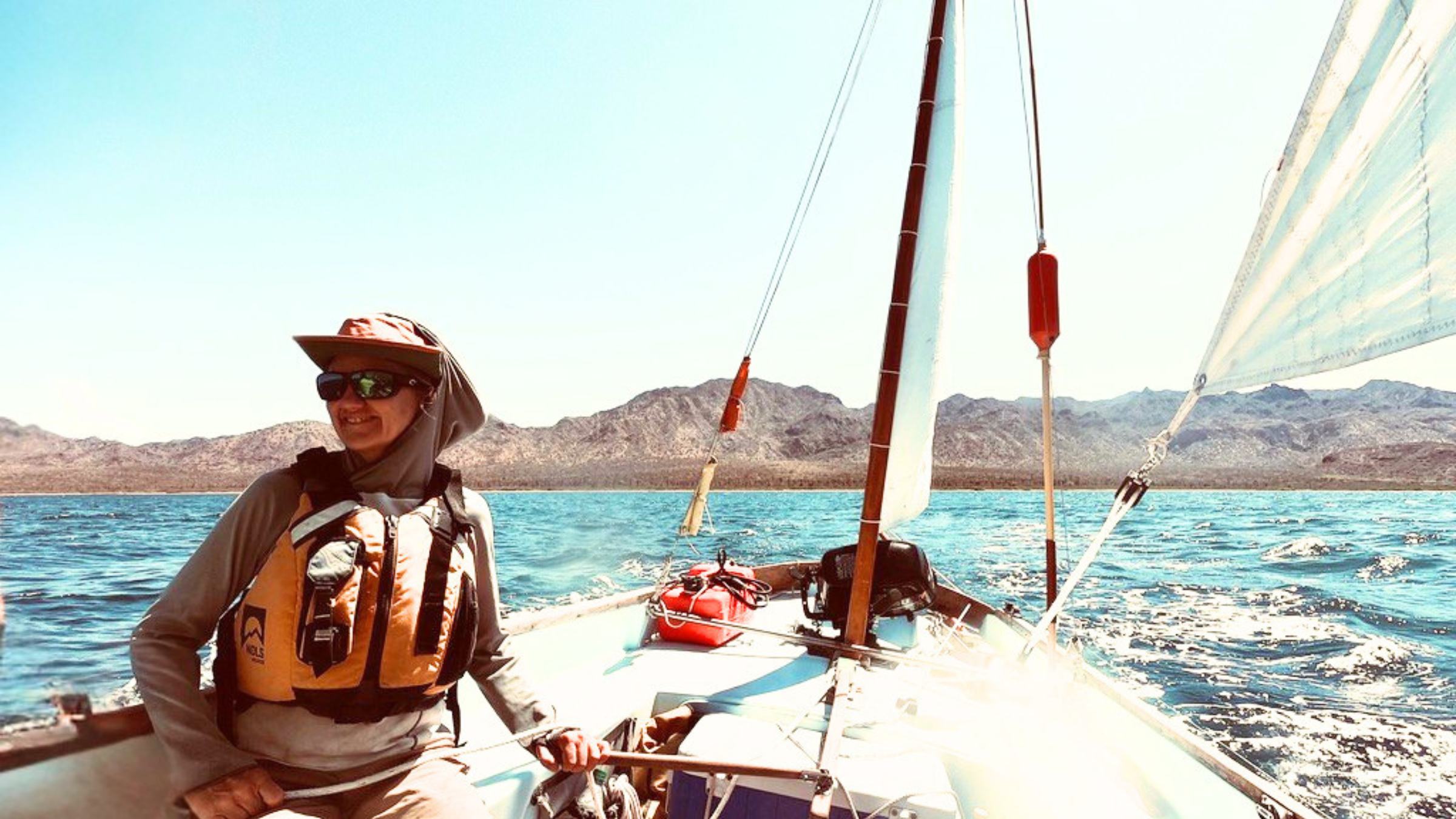 Elizabeth Hammond sailing